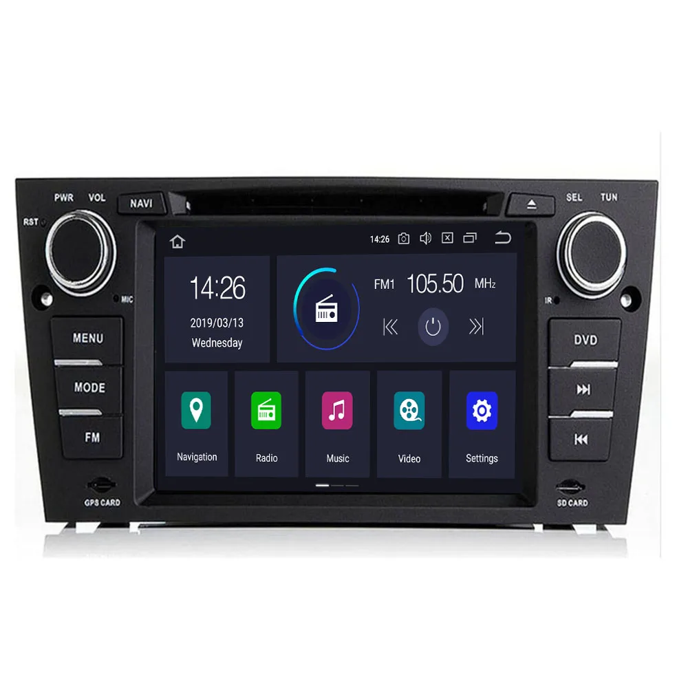 Новейшее программное обеспечение Android 10 4 + 64G Автомобильный мультимедийный плеер