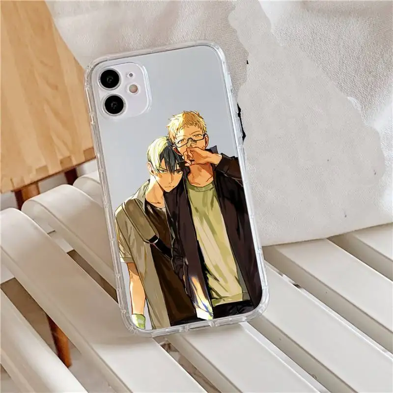 

Haikyuu Hinata attacks Anime Phone Case Transparent for iPhone 11 12 mini pro XS MAX 8 7 6 6S Plus X 5S SE 2020 XR