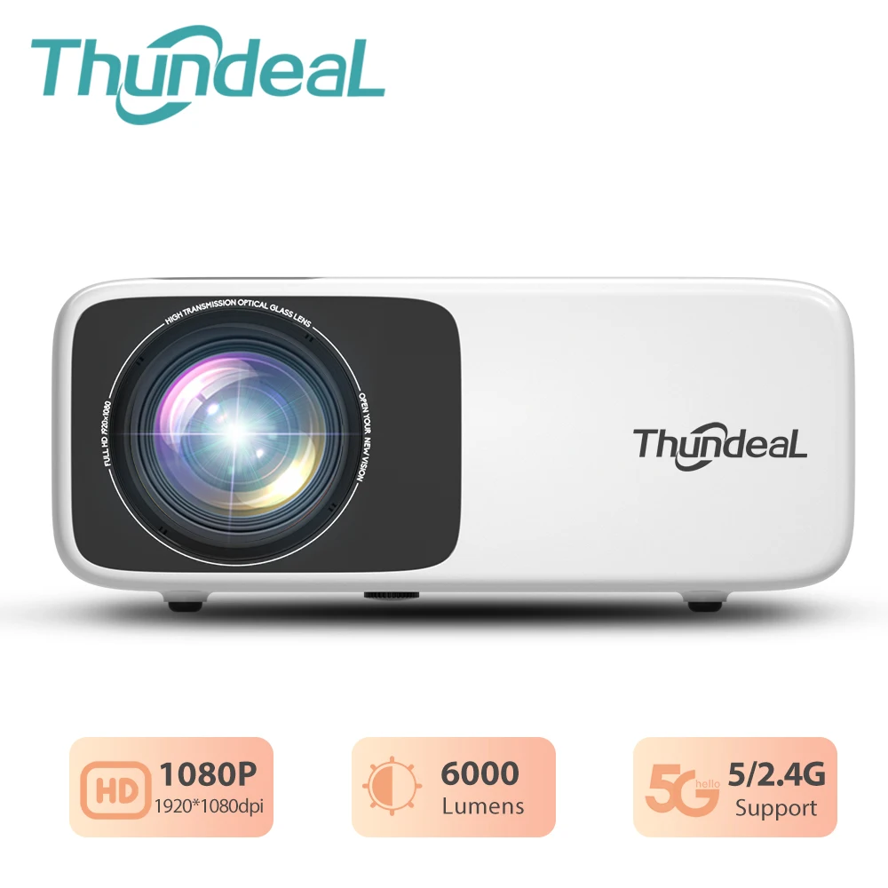 Проектор ThundeaL TD93Pro, Full HD 1080P, 2K 4K, Wi-Fi, Android