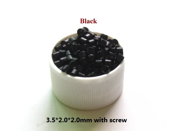 500 шт 3 5 мм микро звенья кольца Бусины для волос кольцо бусины без винтовой