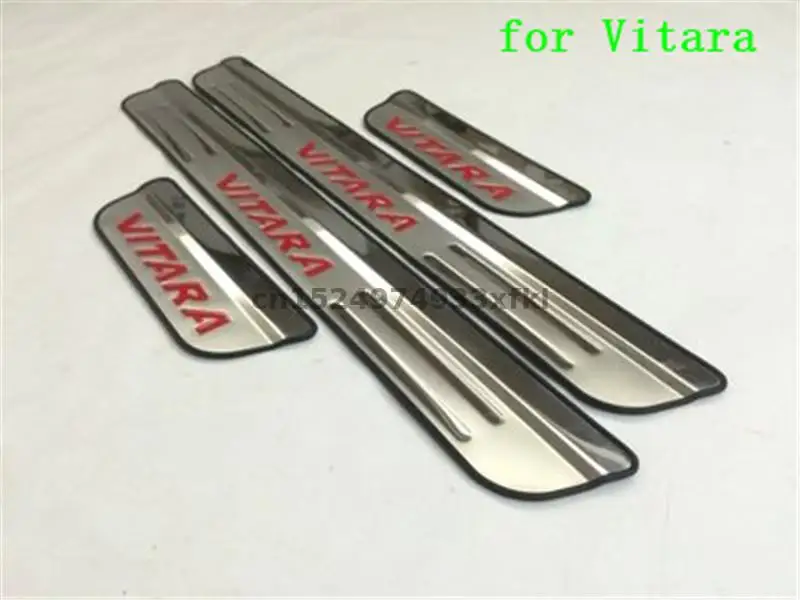 For Suzuki Vitara 2015-2017 4pcs/set Car styling Stainless Steel car external Scuff Plate/Door Sill Door accessories | Автомобили и