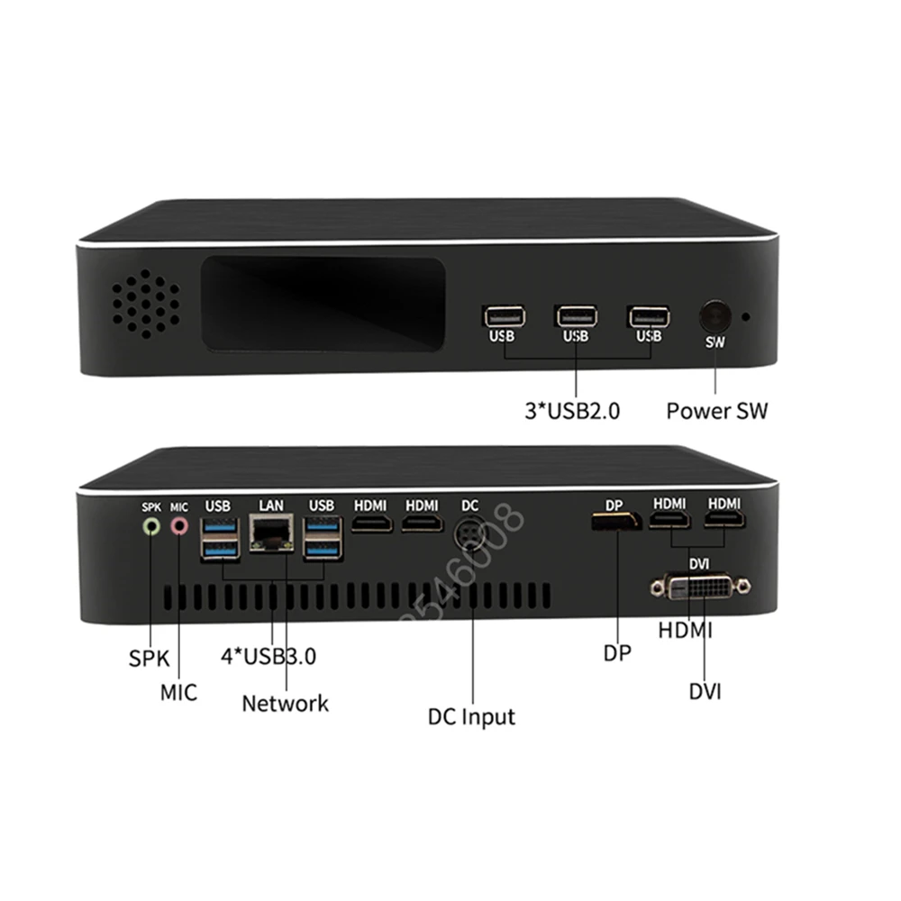 Игровой Настольный ПК Intel Core Φ GeForce GTX 1650 4GB GDDR6 2 * DDR4 Mini PC Windows 10 4K HDMI2.0 DP WiFi|Мини ПК| |