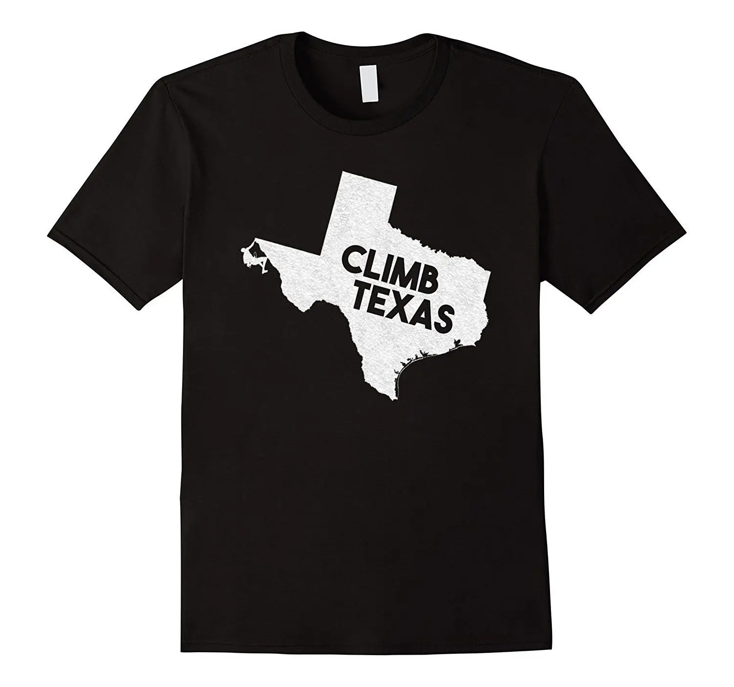 

Mens Rock Climber Texas, Perfect for Climber T-shirt Large Black Cheap Price 100 % Cotton Tee Shirts Men New High Quality