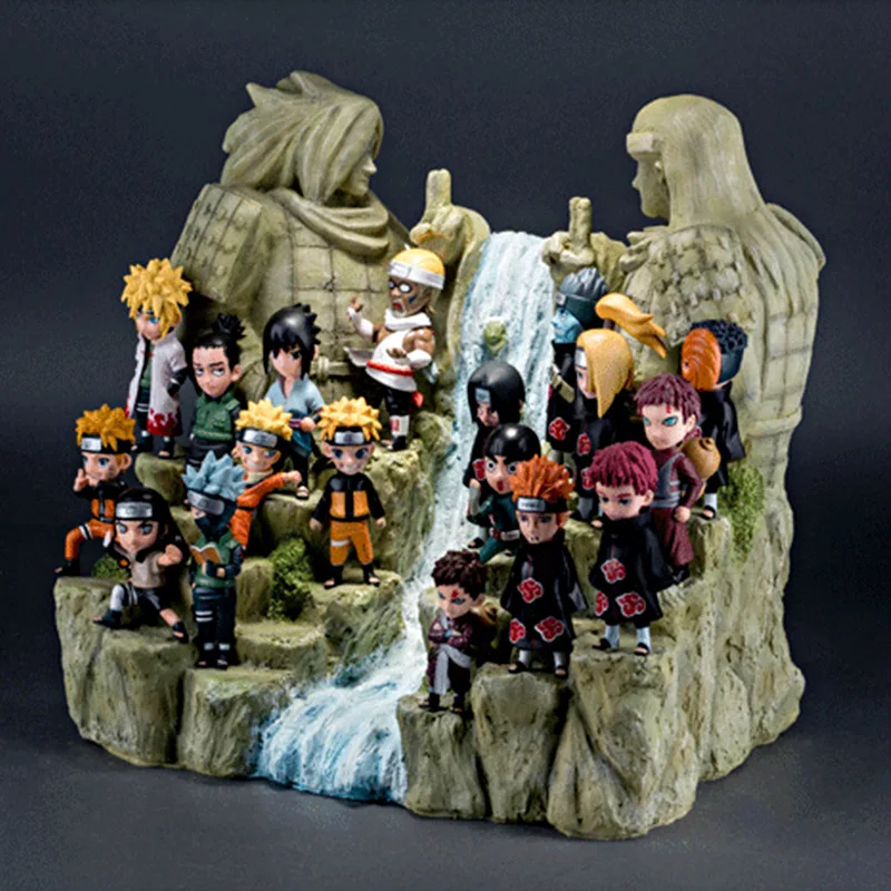 Online Naruto Shippuden Abbildung Aktion Anime GK Schluss Tal Statue Figma 14 Zoll Übergroßen Modell Spielzeug Für Kinder Desktop Sammlung