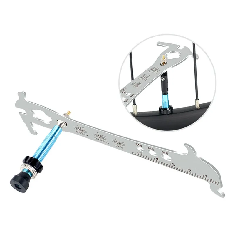 Велосипедная цепь 6 в 1 из нержавеющей стали крючки с индикатором износа для