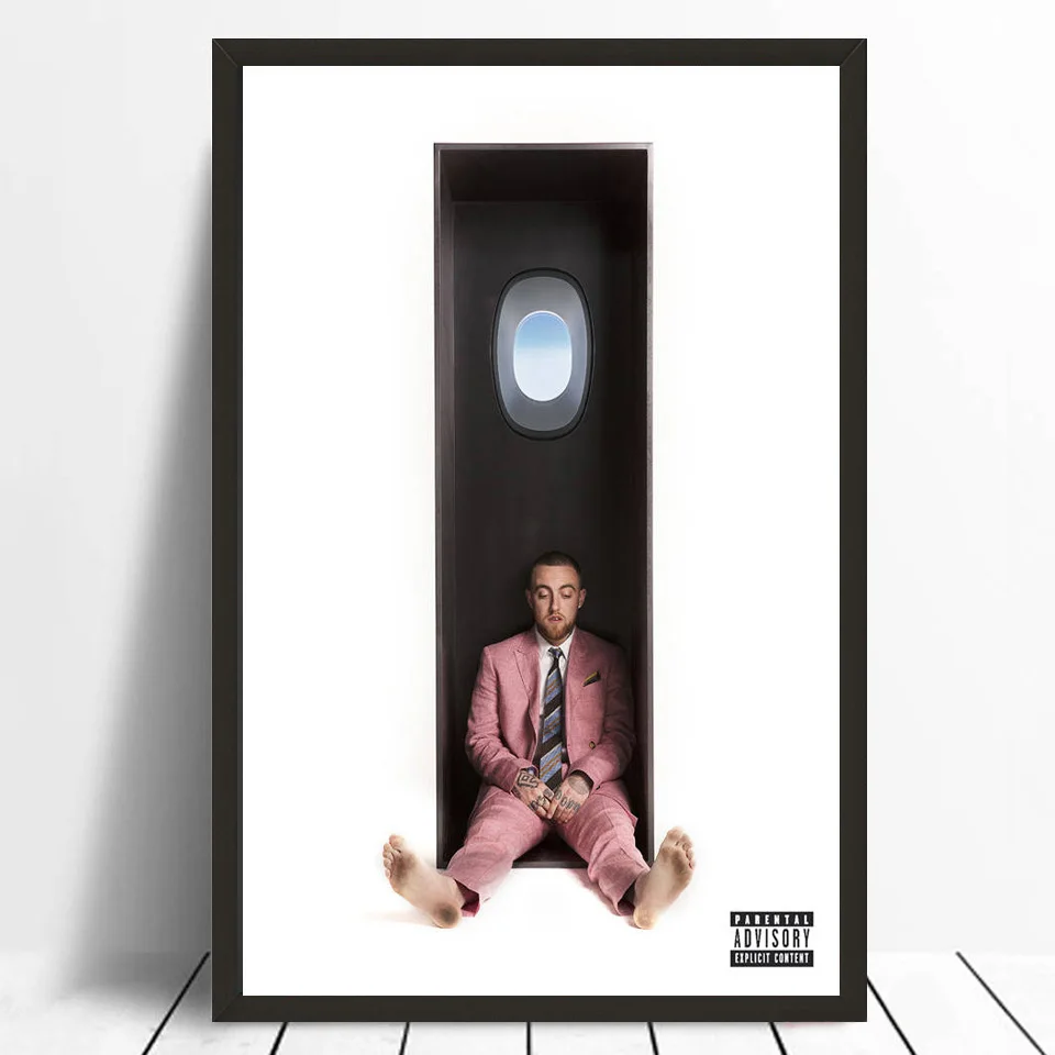 Рэпер R.I.P Mac Miller плавательный музыка певица звезда Плакат Wall Art Холст Картины