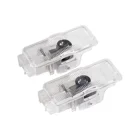 2 шт., Автомобильные светодиодные лампы для двери с логотипом, Лазерная лампа для PEUGEOT 407 308 408 508 RCZ 1007 3008 206 5008, автомобильные декоративные аксессуары