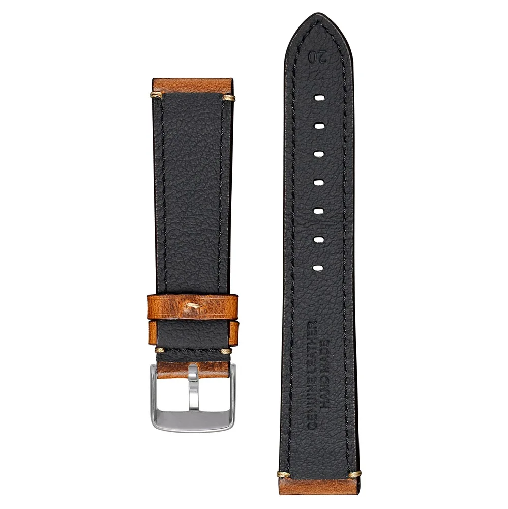 Ремешок для часов Anbeer в винтажном стиле кожаный немецкий браслет Крейзи Хорс