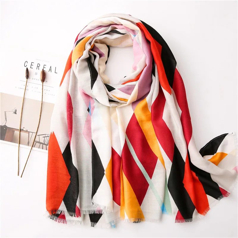 Женский шарф из пашмины с леопардовым принтом дизайнерские хлопковые шарфы шали