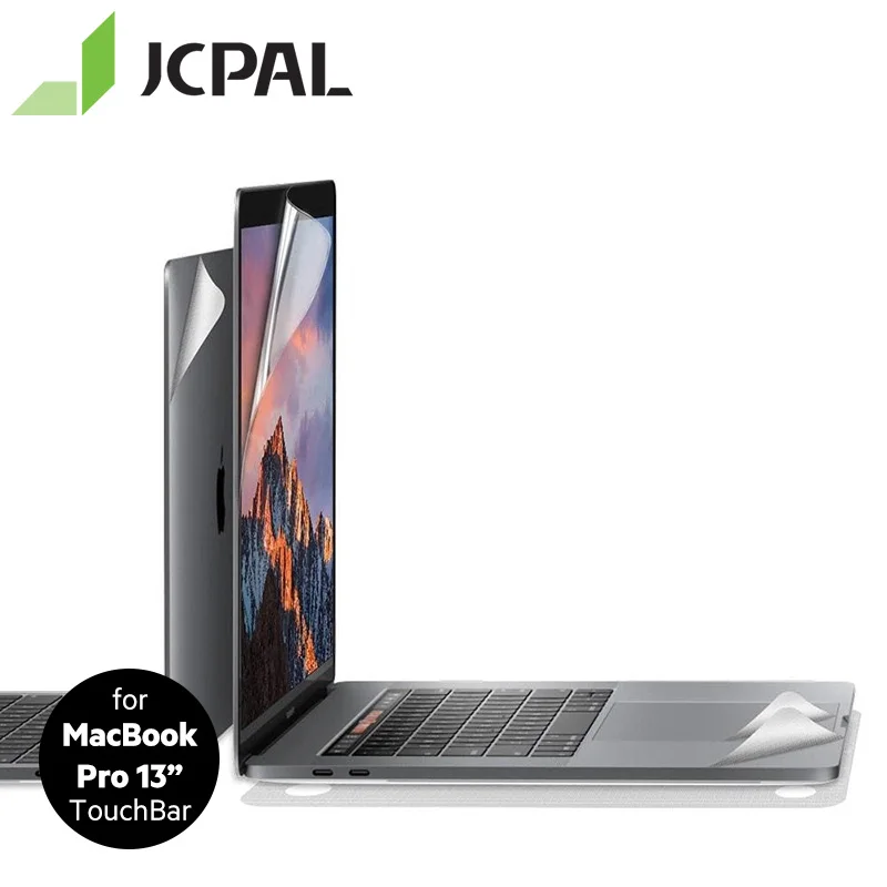 JCPAL MacGuard полная защитная пленка для MacBook Pro 13 &quotсенсорная панель 5 в 1 идеально