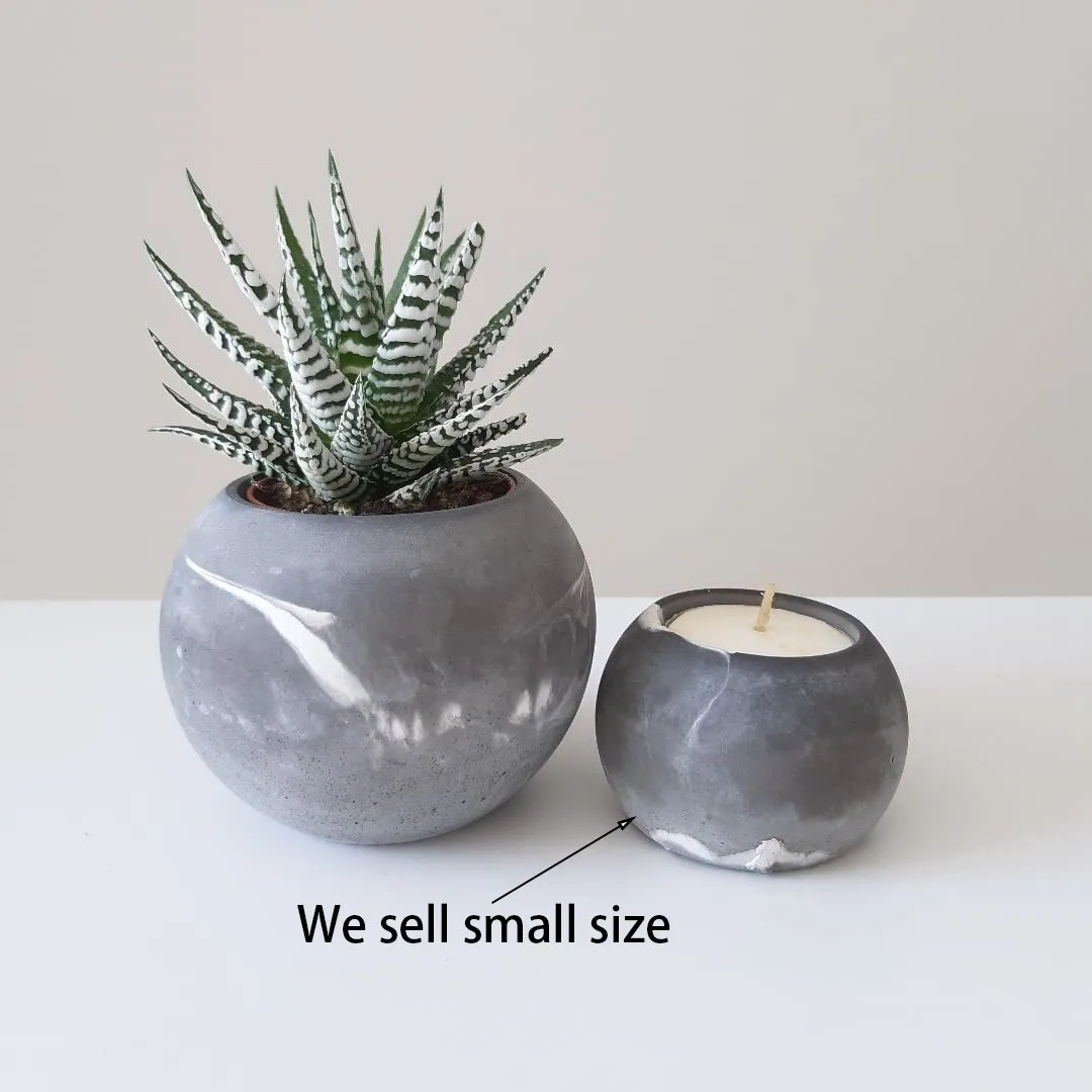 Форма для бетона силиконовая Сферическая форма кастрюли круглая дизайнерская