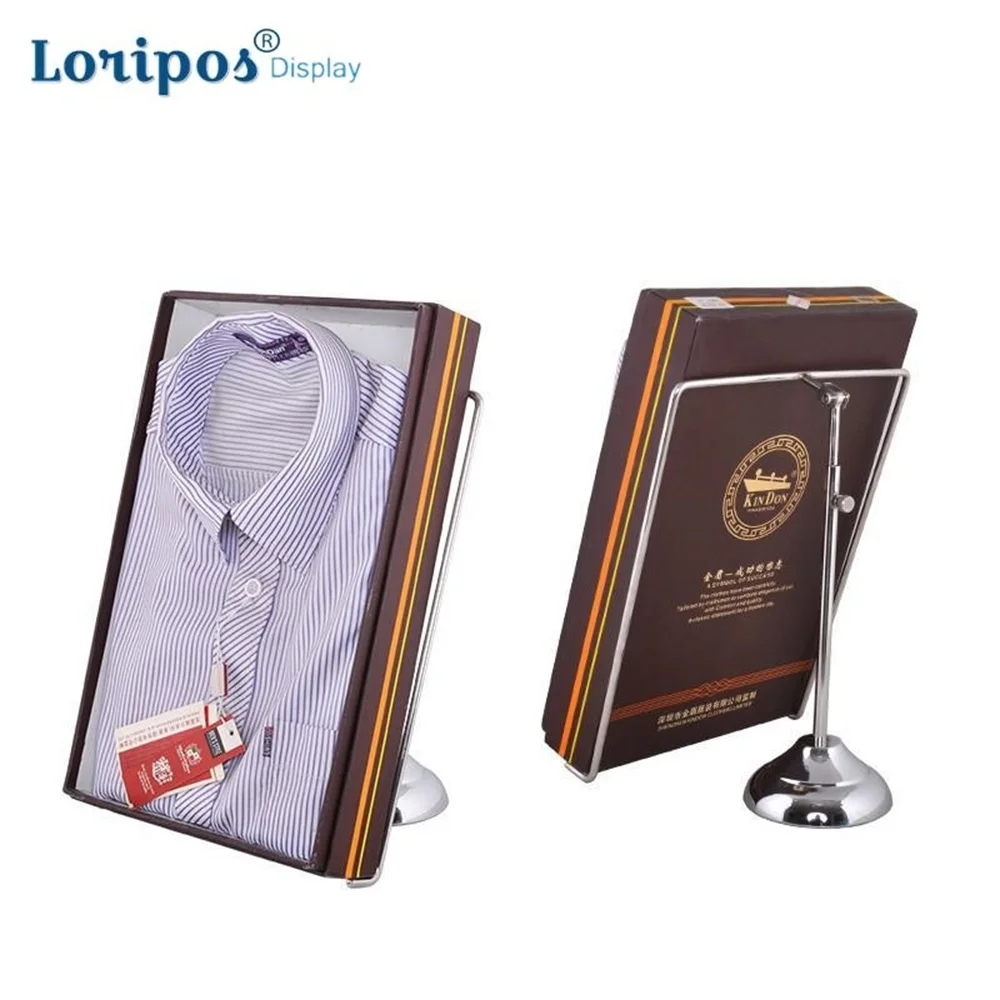 Стеллаж для выставки футболок из нержавеющей стали металлическая полка шкафа