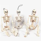 40 см каркасом для автомобиля украшения Кулон пластиковый скелет человека модель скелета дом Хеллоуина игрушки