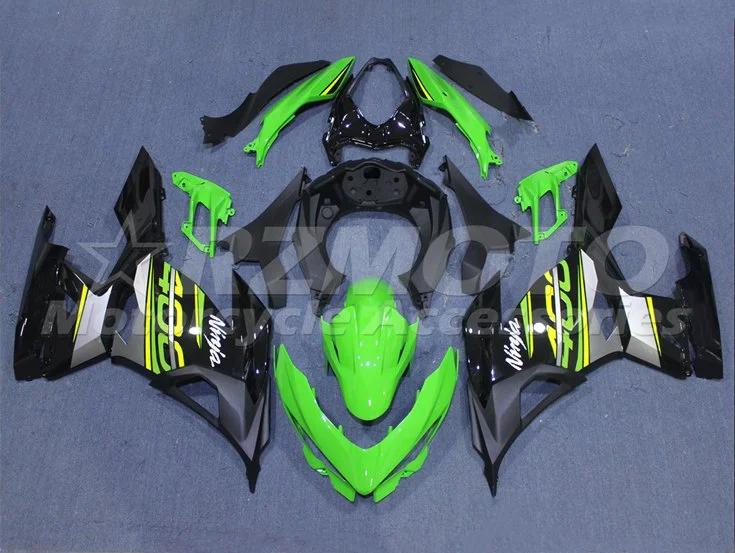 

Новый комплект обтекателей для мотоцикла из АБС-пластика, подходит для Kawasaki Ninja 400 2018 2019 2020 Ninja400, черный, зеленый, крутой