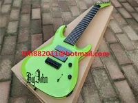 green neck through body 8 strings electric guitarbasswood bodyrosewood fingerboard black hardware hg 463