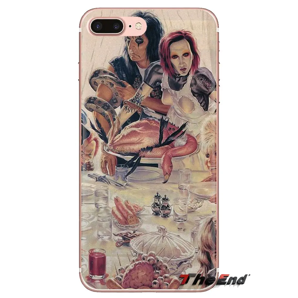 Silicone Cover For Huawei Honor 7X V10 6C V9 6A Play 9 Mate 10 Pro Y7 Y5 P8 P10 Lite Plus GR5 2017 Heavy metal band Alice Cooper |