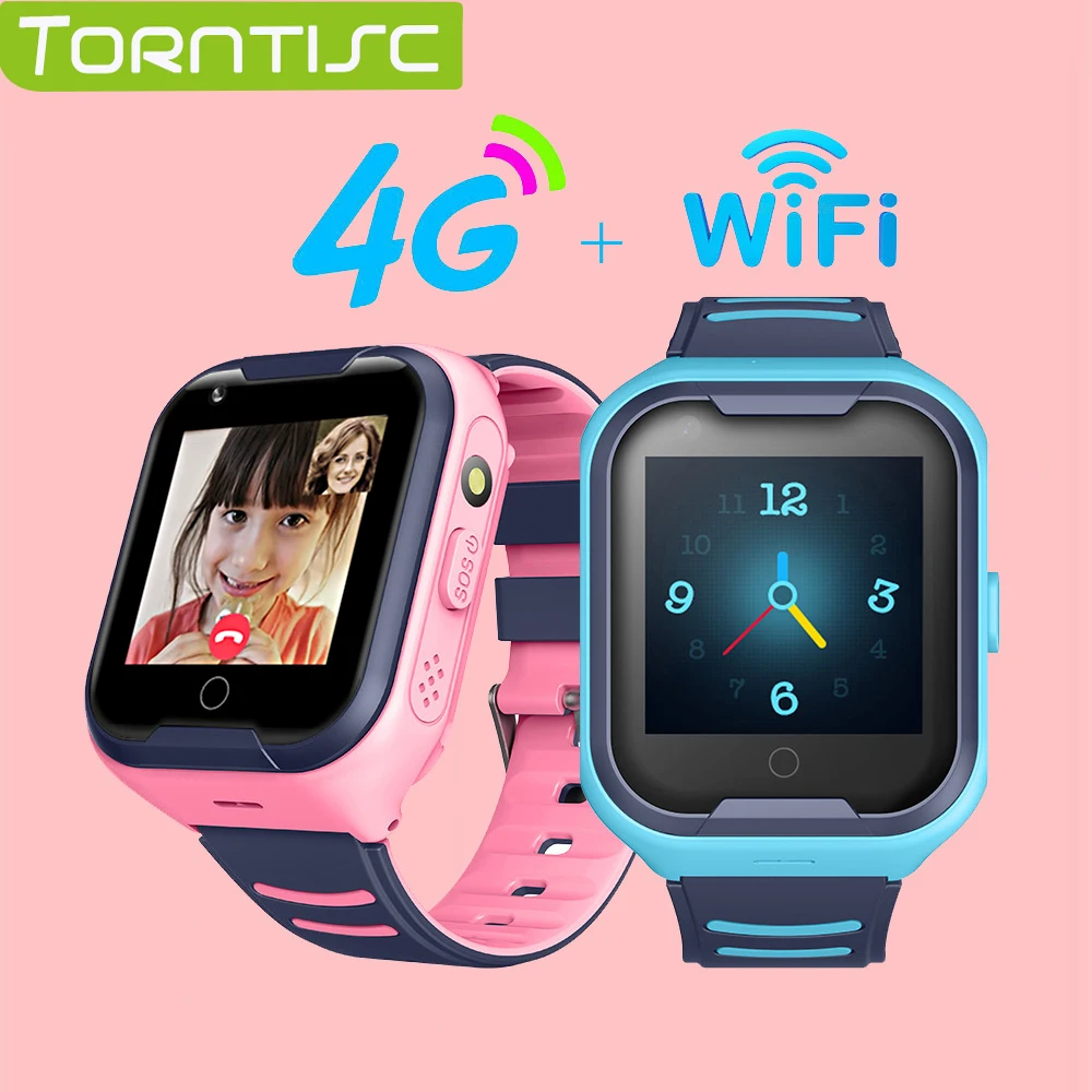Torntisc Детские Смарт-часы SOS анти-потеря ребенка 4G sim-карты gps Wi-Fi местоположение вызова LBS отслеживание Smartwatch