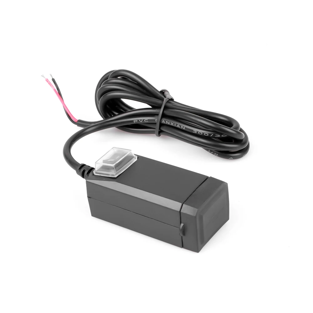 Водонепроницаемое зарядное устройство на руль мотоцикла 2 USB-порта 12-24 В |
