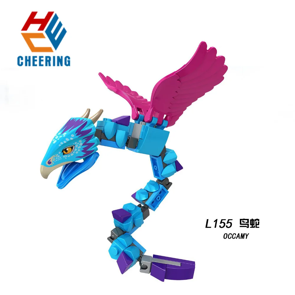 Одиночная распродажа кирпичи волшебные существа Occamy строительные блоки модель