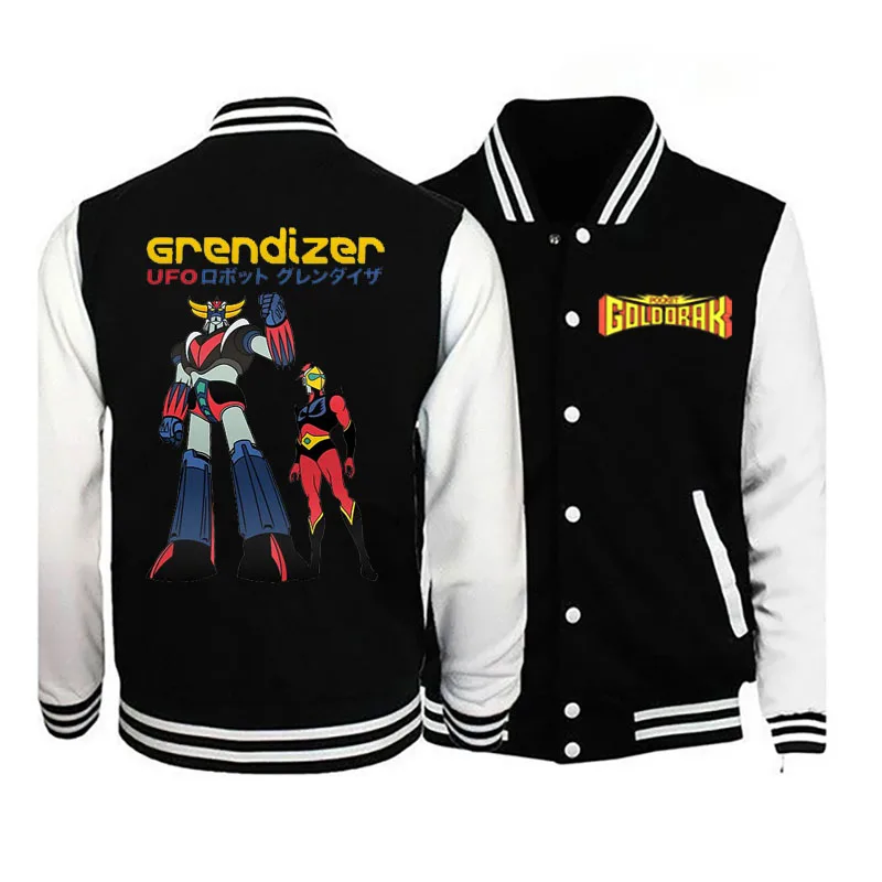 

Бейсбольная куртка goldorak, мужская и женская куртка-Униформа, зимняя модная толстовка, Женская куртка для колледжа