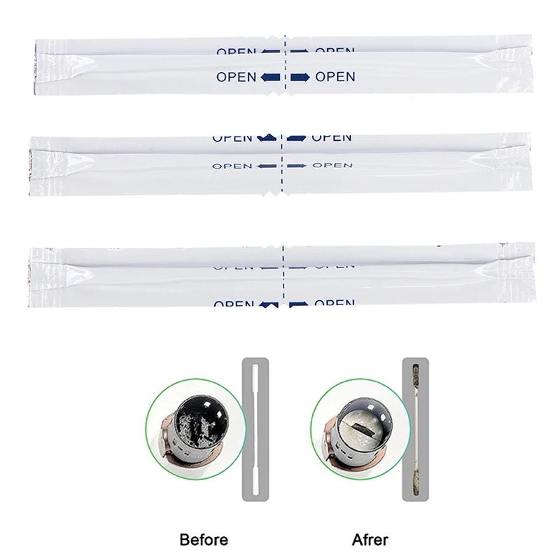 120 шт./коркор. влажные спиртовые ватные палочки с двойной головкой чистящая