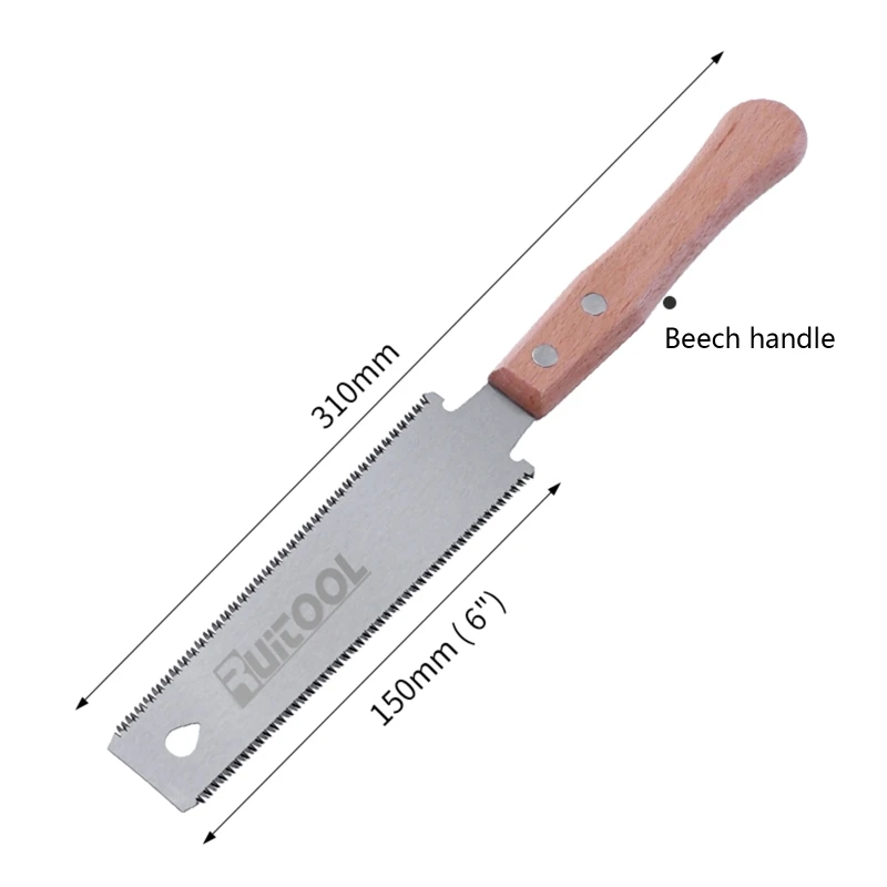 Портативная японская мини-пила 12 дюймов ручная пила с двойным краем лезвие из