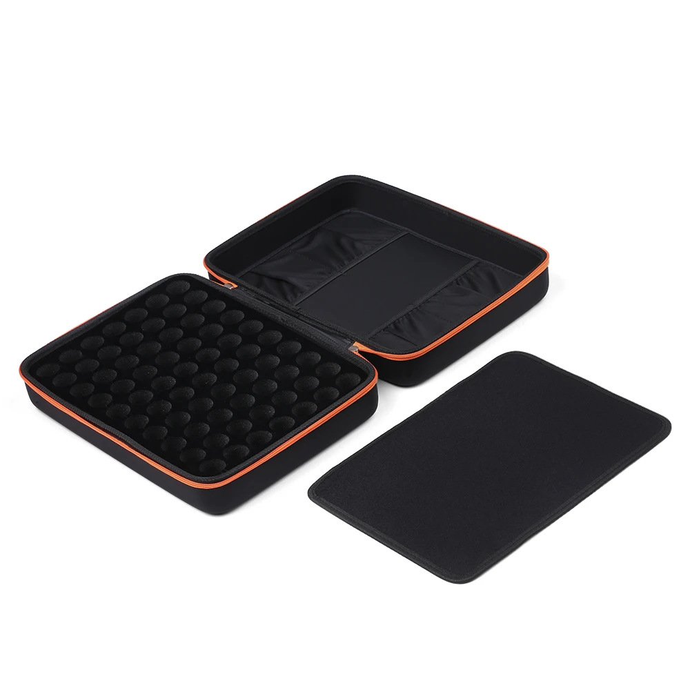 Orange 70 Bottles 42/70 Bottles Essential Oil Case 10/15 ML Perfume Oil Essential Oil Box Travel Portable Carrying Holder Nail Polish Storage Bag - Цвет: Orange 70 Bottles