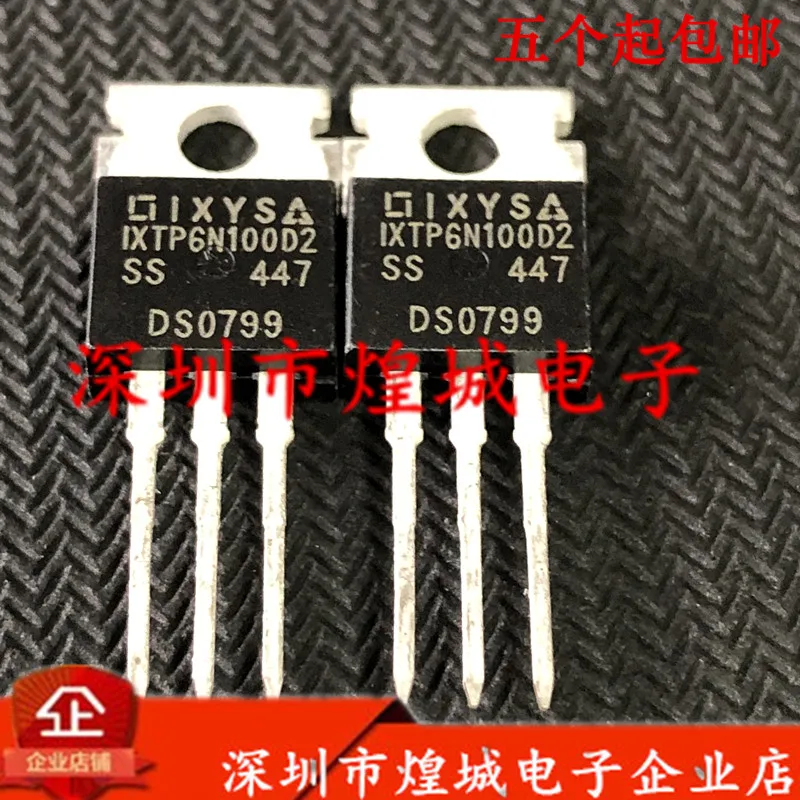 

10 шт./лот IXTP6N100D2 TO-220 1000V 6A 5