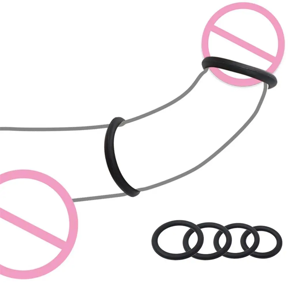 4 шт. кольцо для пениса задержка преждевременной эякуляции пенис силиконовый