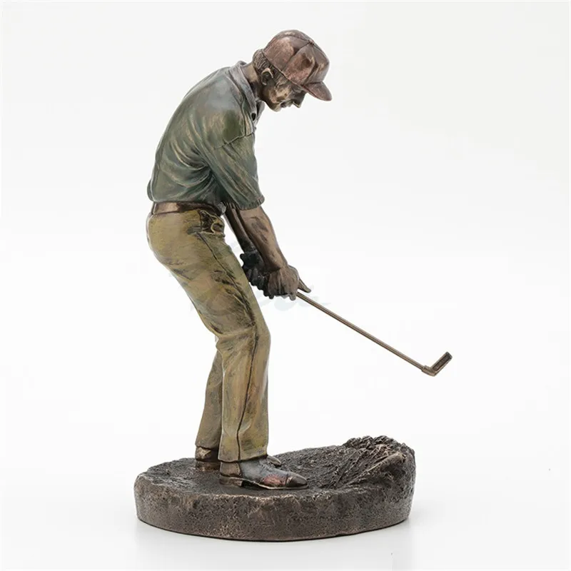 Художественная Скульптура GOLF MAN креативное украшение фигурка статуя из