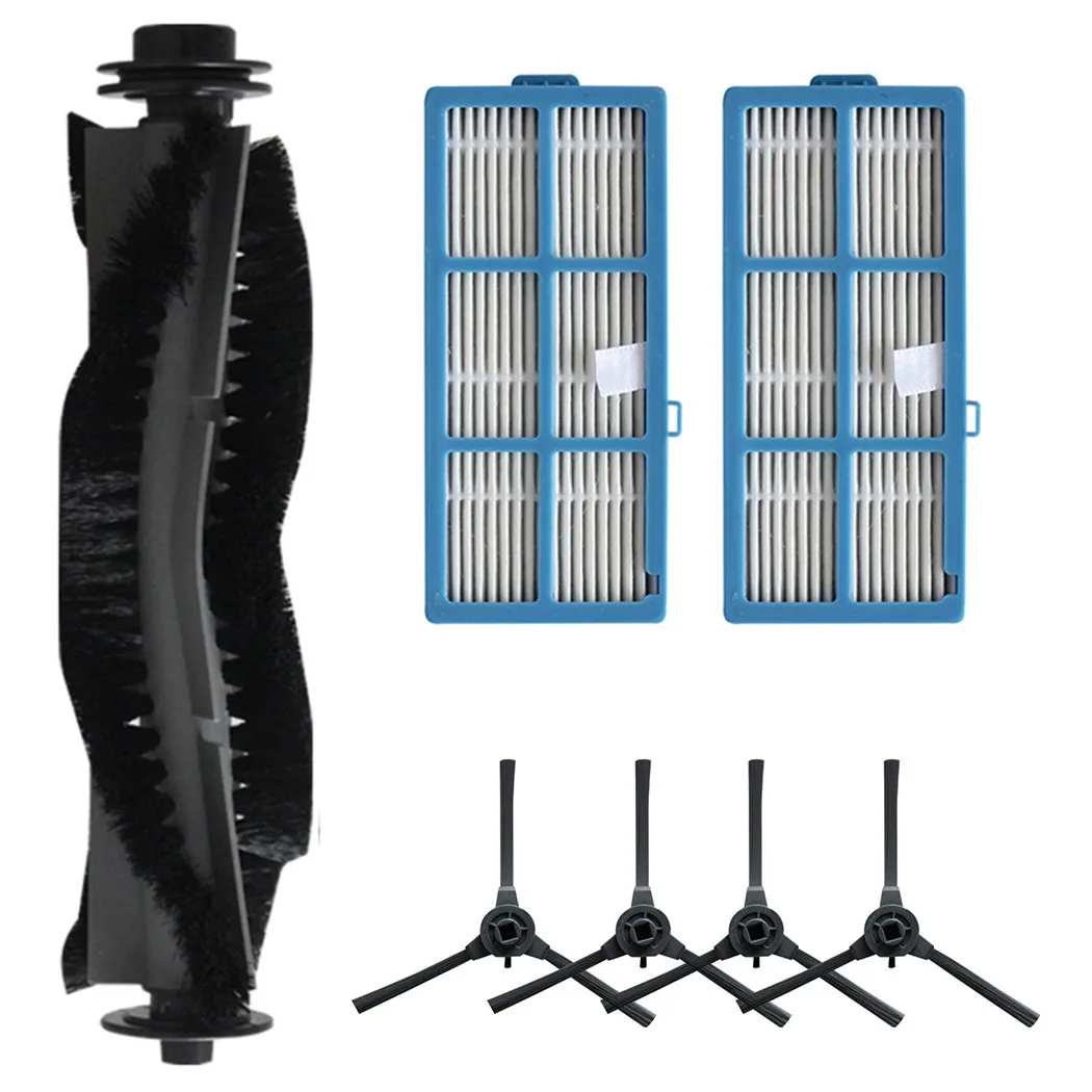 

7Pc/Set Main Roller Side Brush Filter For Proscenic 850T Vacuum Plastic And Fiber Made Of High-quality Materials Cleaner Part