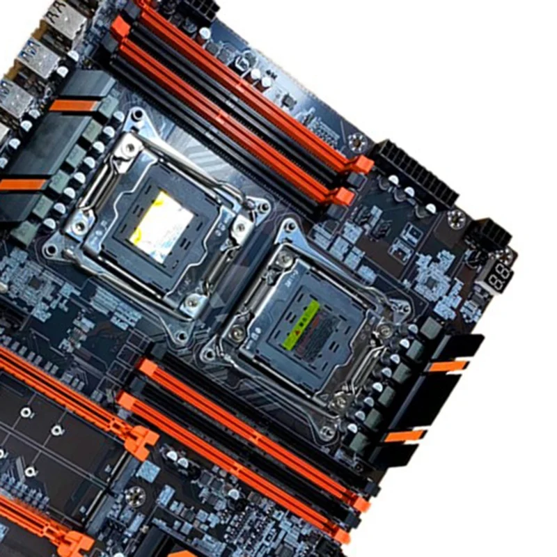 Новая X99 двойная компьютерная материнская плата LGA2011 CPU RECC DDR4 Memory Eating Chicken игровая