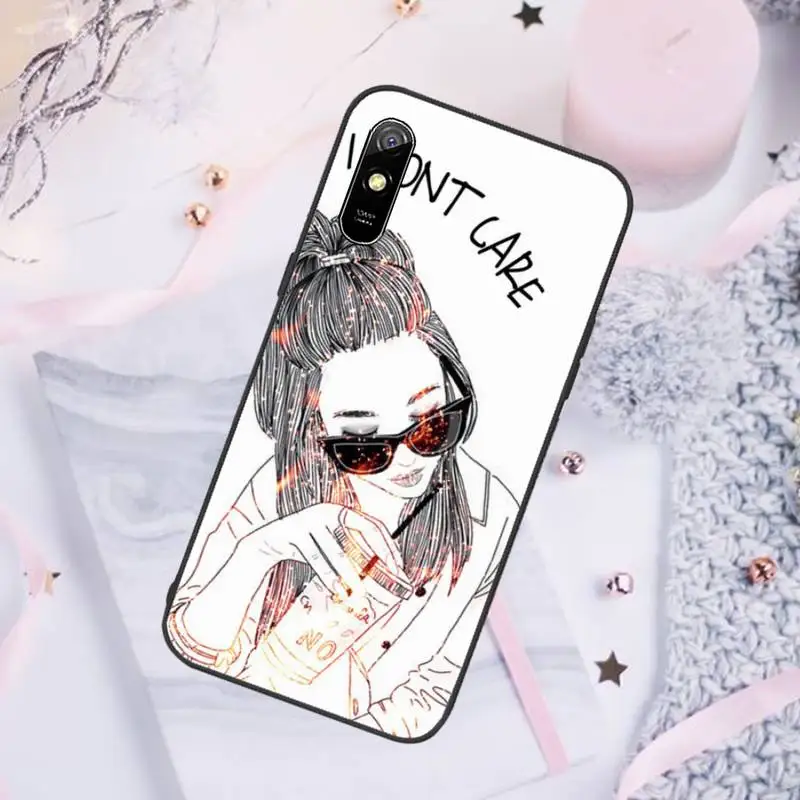 

Girl Boss Pink Women power Phone Cases For Xiaomi Mi Redmi Note 7 8 9 pro 8T 9T 9S 9A 10 Lite pro