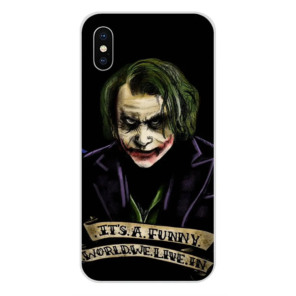 TPU Coque Case Capa The Joker Quotes Print For Samsung Galaxy Note 5 8 9 S3 S4 S5 S6 S7 S8 S9 S10 5G mini Edge Plus Lite | Мобильные