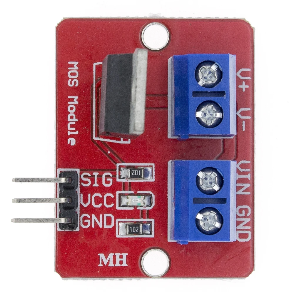 0-24V верхняя кнопка Mosfet IRF520 драйвер MOS модуль для Arduino MCU ARM Raspberry pi