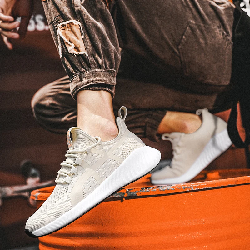 

leisure s informales sneakers sneaker shoes casual spring Breathable hot on Light male for comfortable solid 2020 para zapatos