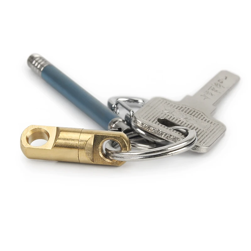 3pcs Brass Keychain DIY EDC Key Rotate 360 Degrees Buckle Accessories Ring Outdoor Tool | Спорт и развлечения