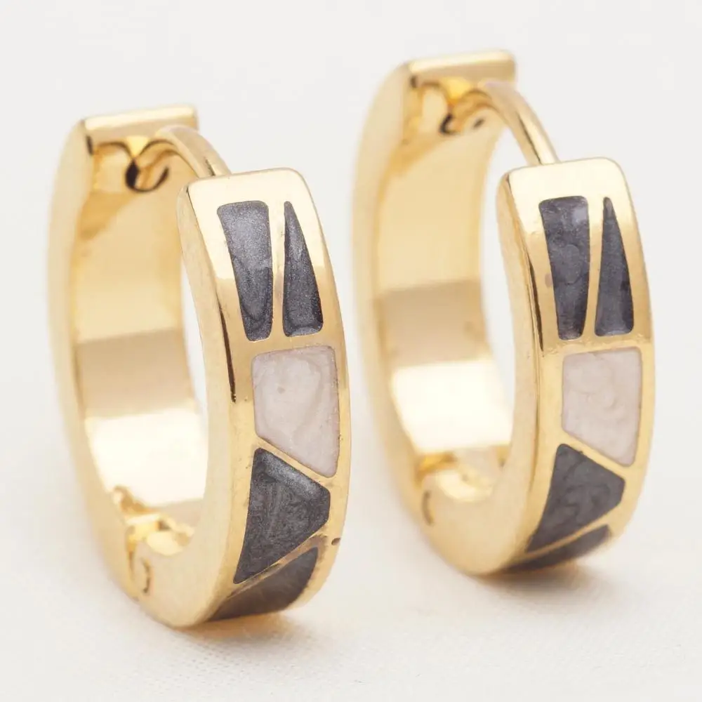 Серьги кольца из нержавеющей стали разных видов для мужчин и женщин золотого