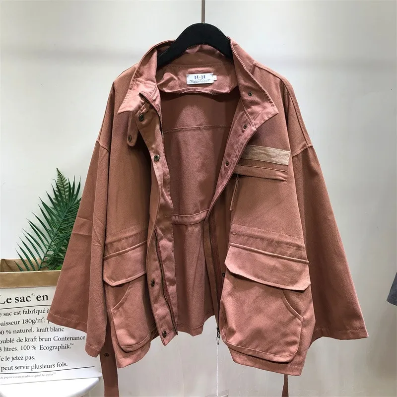Весна-Осень 2020 Женская куртка с длинным рукавом повседневные пальто женская