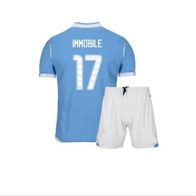 Детская Biancocelesti Футболка camiseta local Immobile Sergej jersey de alta calidad Lazio 19 20 traje infantil - Цвет: custom