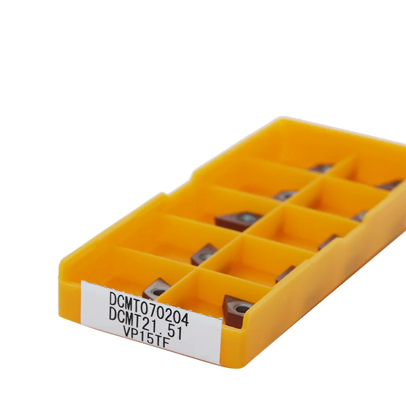Discount 10PCS CCMT060204 UE6020 DCMT070204 VP15TF Carbide Inserts Turning Blade Plate Cutter CNC Lathe Tool Turning Holder