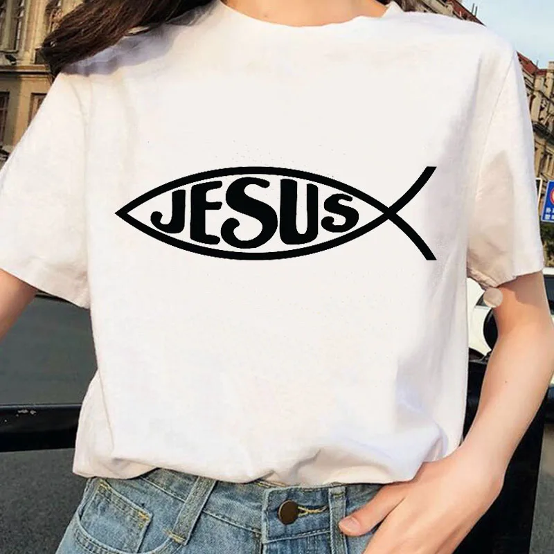 

2021 Summer New Style Art Word Printing Ladies T-shirt Casual Graphics Grunge Fashionable T-shirt Clothing Women's Clothing
