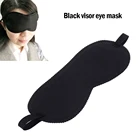 Мягкая портативная маска для глаз, черная быстросохнущая накладка на глаза, маски для глаз, затеняющая накладка на глаза для женщин и мужчин, повязка на глаза, для путешествий, маска для сна