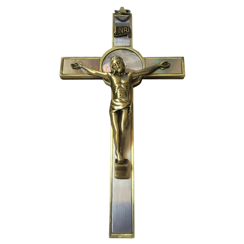 

Catholic Cross Crucifix Saint Wall Hanging Cross Jesus Christ Church Religious Prayer Ornament
