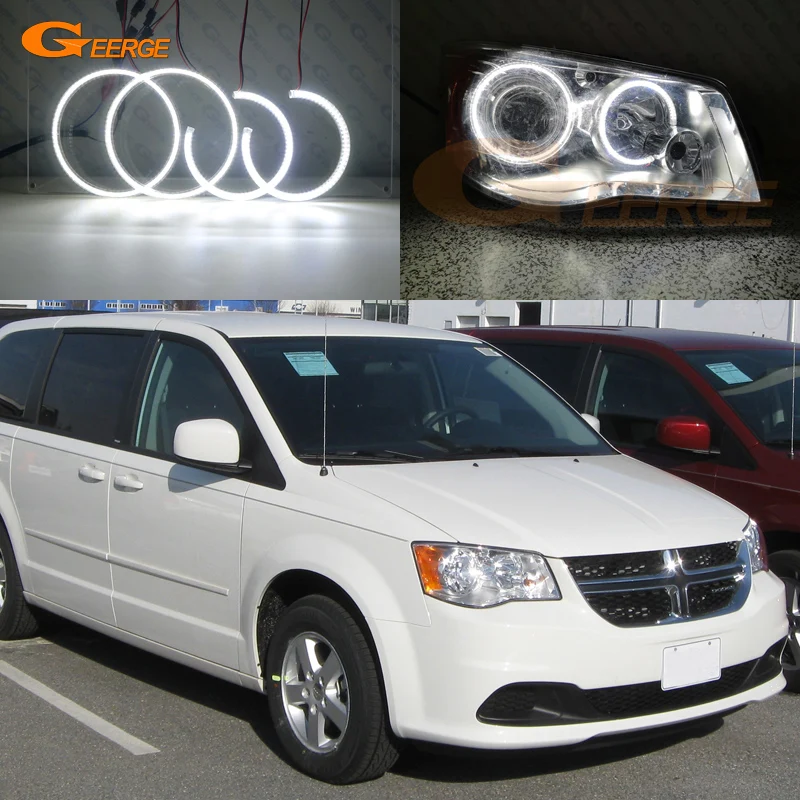 Для Dodge Grand Caravan 2011 2012 2013 2014 2015 2016 2017 ультра яркий SMD светодиодный комплект колец