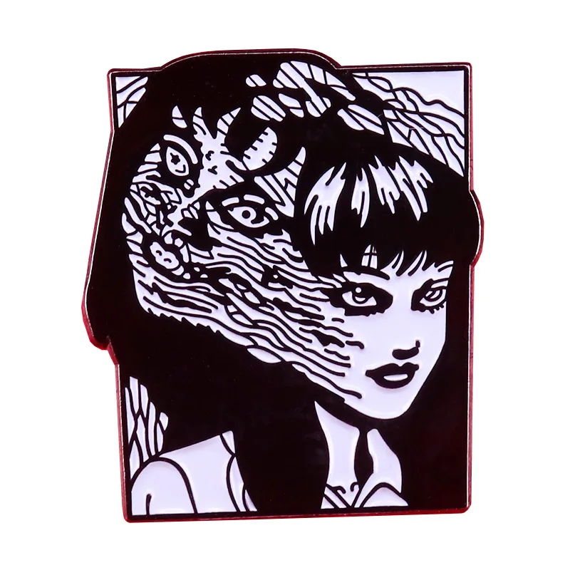 Фигурка из фильмов ужасов Junji Ito с лацканами рюкзак джинсы фотоаксессуары подарки