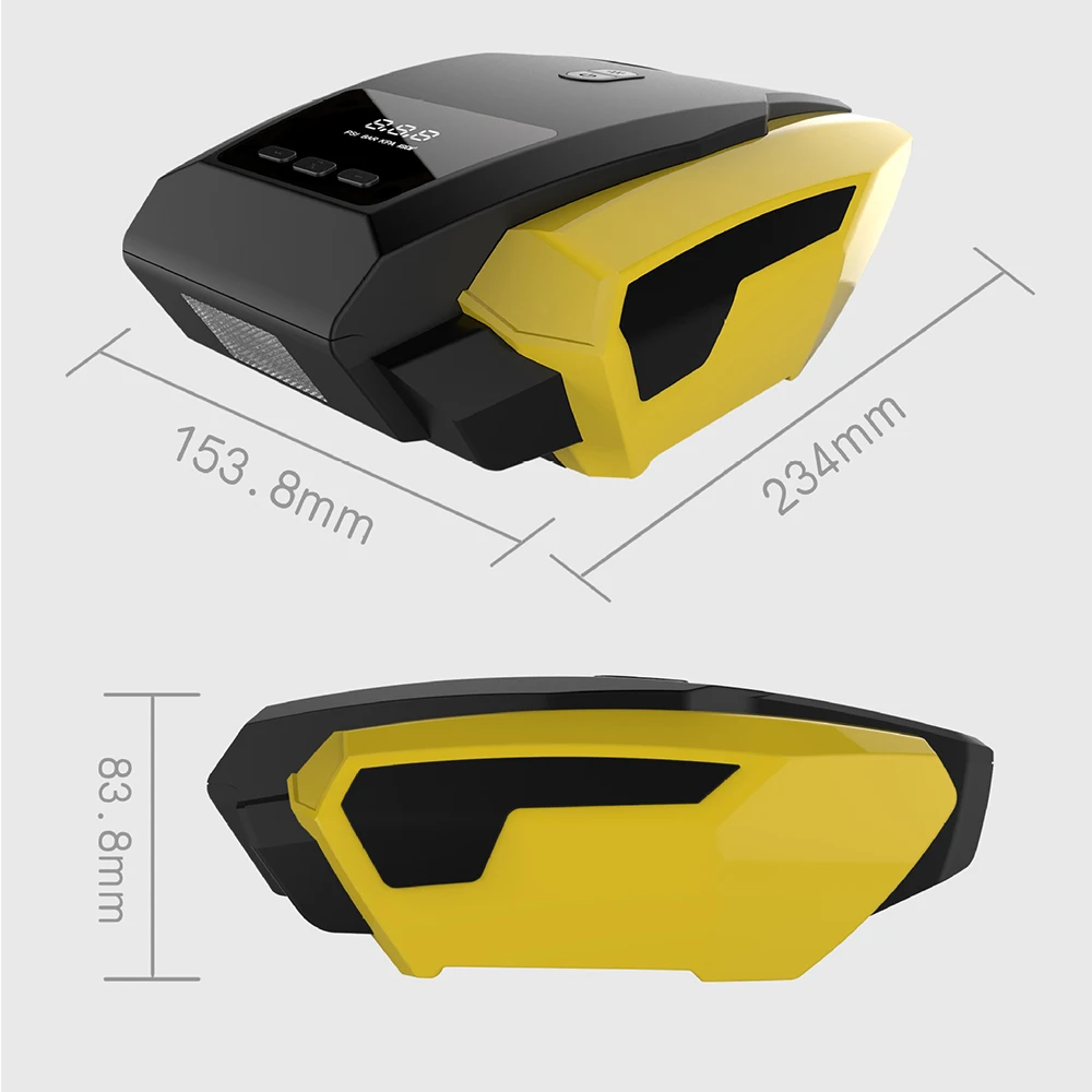 12V Intelligent Digital Display Tyre Pressure Inflatable Air Pump Automatic Charging and Stopping air compressor | Автомобили и