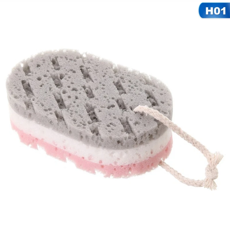 

2PCS Adult Kid Soft Exfoliating Body Skin Bath Shower Spa Brush Washing Sponge Pad Scrubber Sponges Cleaning Bathroom Accessory