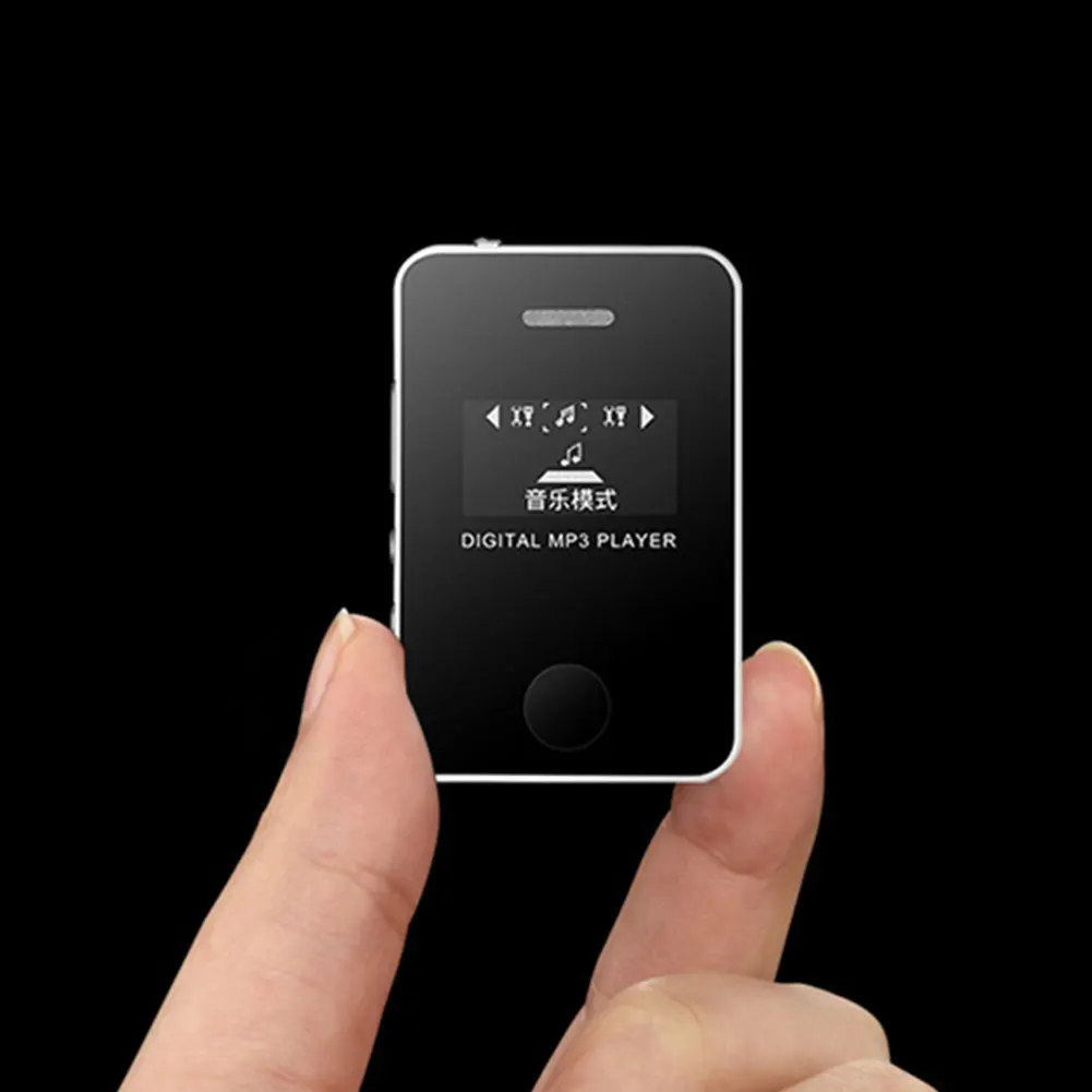 16 Гб ЖК-экран MP3-плеер Hands Free Спортивная аккумуляторная поддержка мини-карта флэш памяти TF USB портативная HIFI музыкальная система с зажимом аудио с динамиком