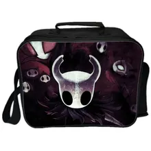 Hollow Knight Lunch Box School Shoulder Lunch Bag Students Cooler Bag Game Cosplay Bags Boy Girl Brings Meal Box Kids Gift